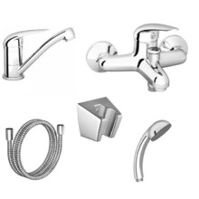 Комплект смесителей 5 в 1 Ravak Set Suzan 70508018 V, хром