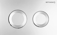 Клавиша Bettoserb, механическая, цвет хром матовый, 40006468