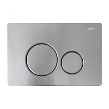 Кнопка смыва Abber AC0121MCH, матовый хром