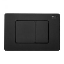 Кнопка смыва Abber AC0120MB, черная матовая