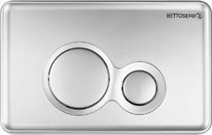 Клавиша Bettoserb, механическая, цвет хром матовый, 40006462