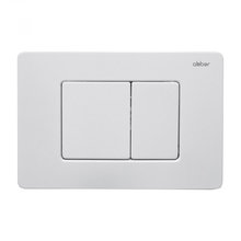 Кнопка смыва Abber AC0120MW, белая матовая
