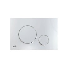 Клавиша смыва AlcaPlast Thin, хром глянцевый, M671