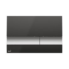 Кнопка управления AlcaPlast M1728-2, черный/хром матовый