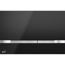 Клавиша смыва AlcaPlast Stripe, черный