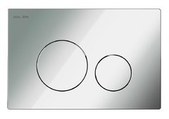 Клавиша Am.Pm Pro L I049051, пневматическая, хром глянцевый
