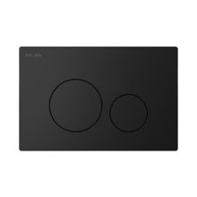 Клавиша Am.Pm Pro L, для инсталляции пневматическая, черный матовый, I049038