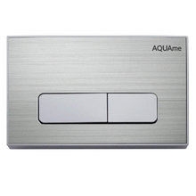 Клавиша смыва для инсталляции AQUAme AQM4105CR, механическая, панель хром, клавиши глянцевый хром