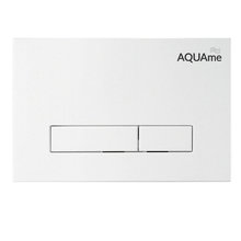 Клавиша смыва для инсталляции AQUAme AQM4103W, механическая, цвет белый