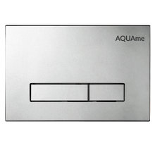 Клавиша смыва для инсталляции AQUAme AQM4103S, механическая, цвет сатиновый