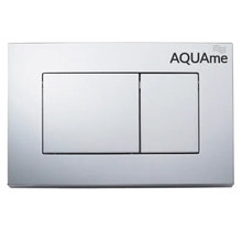 Клавиша смыва для инсталляции AQUAme AQM4102CR, механическая, цвет хром
