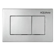 Клавиша смыва для инсталляции AQUAme AQM4102S, механическая, цвет сатиновый