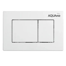 Клавиша смыва для инсталляции AQUAme AQM4102W, механическая, цвет белый