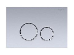 Панель смыва Aquatek, клавиши круглые, хром матовый, KDI-0000019 (005C)