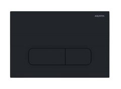 Панель смыва Aquatek, клавиши прямоугольные, черный матовый, KDI-0000017 (002D)