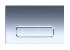 Панель смыва Aquatek, клавиши прямоугольные, хром глянцевый, KDI-0000016 (002B)