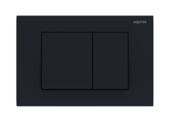 Панель смыва Aquatek, клавиши квадратные, черный матовый, KDI-0000012 (001D)