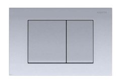 Панель смыва Aquatek, клавиши квадратные, хром матовый, KDI-0000011 (001C)