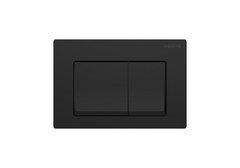 Клавиша смыва Aquatek Small TDI-0000007, механическая, черная матовая