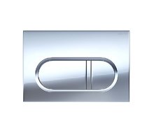 Клавиша смыва Aquatek, KDI-0000043, механическая, хром глянцевый