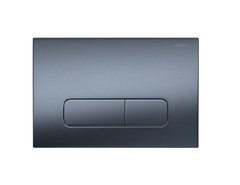 Клавиша смыва Aquatek, KDI-0000034, механическая, оружейная сталь матовая