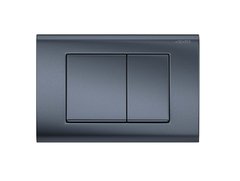 Клавиша смыва Aquatek, KDI-0000033, механическая, оружейная сталь матовая