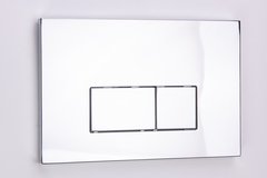 Панель смыва Aquatek Slim V KDI-0000001, кнопка прямоугольная, хром глянцевый