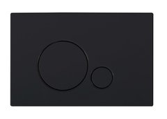 Кнопка смыва BelBagno Sfera BB017-SR-NERO.M, черный матовый Tocco Morbido