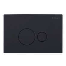 Клавиша смыва BelBagno BB084NERO, механическая, цвет черный матовый