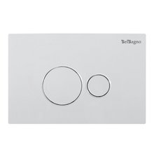 Клавиша смыва BelBagno BB082BL, механическая, цвет белый глянцевый