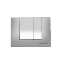 Клавиша смыва Berges Novum 040042, механическая, S2 хром матовый