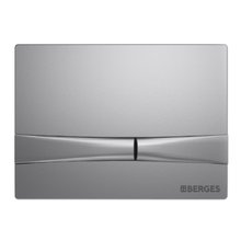 Клавиша смыва Berges Novum 040052, механическая, F2 хром матовый