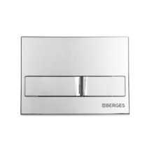 Клавиша смыва Berges Novum, 040013, механическая, L3 хром глянец