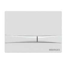 Клавиша смыва Berges Novum 040051, механическая, F1 белая