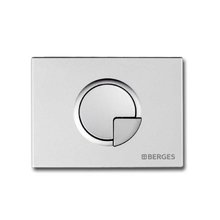 Клавиша смыва Berges Novum 040022, механическая, R2 хром матовый