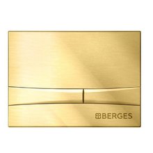 Клавиша смыва Berges Novum 040059, механическая, F9 золото глянец