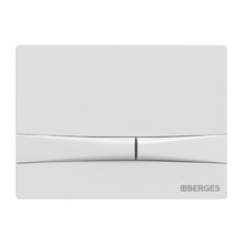 Клавиша смыва Berges Novum 040054, механическая, F4 Soft Touch белая