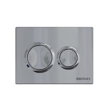 Клавиша смыва Berges Novum 040063, механическая, O3 хром глянцевый