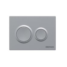 Клавиша смыва Berges Novum 040062, механическая, O2 хром матовый