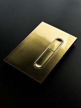 Клавиша смыва Boheme 667-MG, механическая, цвет золото матовое