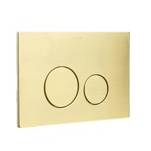 Клавиша смыва Boheme 649-MG , нержавеющая сталь, ультраплоская, золото матовое