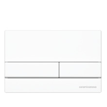 Клавиша смыва Ceramica Nova Flat, CN002W, механическая, цвет белый