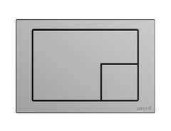 Клавиша смыва Cersanit Corner, A64107, механическая, цвет хром матовый