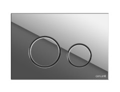 Клавиша смыва Cersanit Twins, A63523, механическая, хром