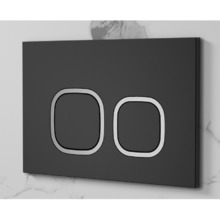 Клавиша смыва Ceruttispa механическая, цвет черный матовый, CR01BK