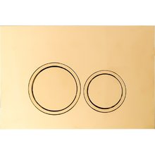 Клавиша смыва Ceruttispa, кнопки круглые, шампань золотой, CR05CG