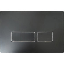 Клавиша смыва Ceruttispa, кнопки прямоугольные, черный, CR02BK