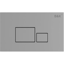 Клавиша смыва D&K Quadro DB1519001, цвет хром