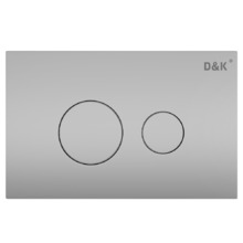 Клавиша смыва D&K Venice DB1029002, хром матовый