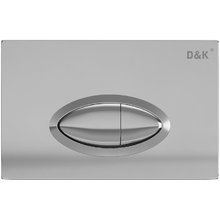 Клавиша смыва D&K Rhein.Marx DB1399001, цвет хром